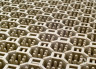 Модульное грязезащитное ПВХ покрытие OPTIMA DUOS 250x250x9мм, черное.