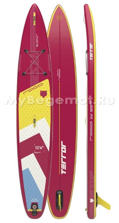 Надувная доска TERRO RACE 12’6 SUPBOARD / WARM RED