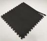 Набор мягких плиток (коврик-пазл) 60х60x0.9 см, черный