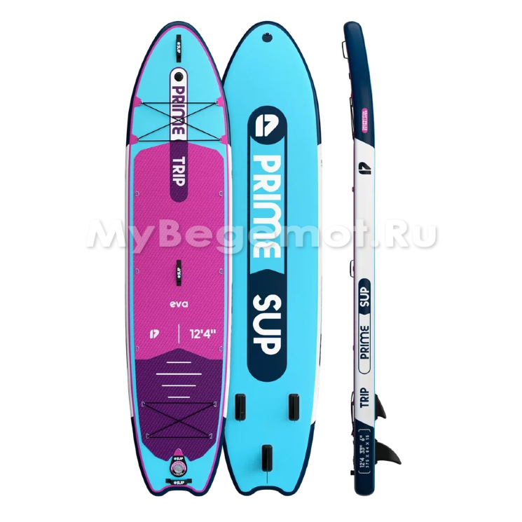 Сапборд PRIME 12.4x33x6 Trip light blue (375x84x15 см)