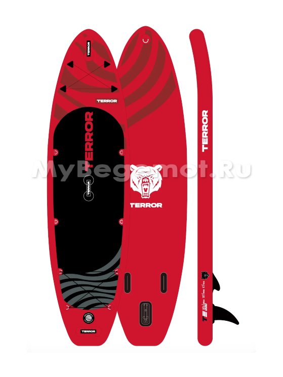 Надувная SUP доска Terror 10'6" x 33" Red